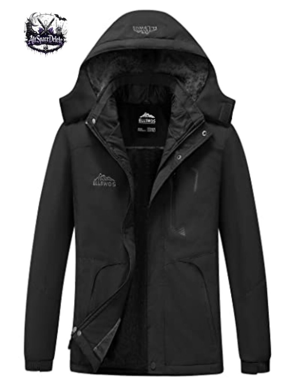 Waterproof Ski Jacket with Hood Warm Winter Snow Coat